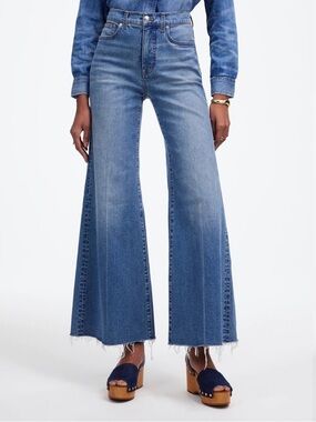 Madewell | Flared Wide-Leg Crop Jeans